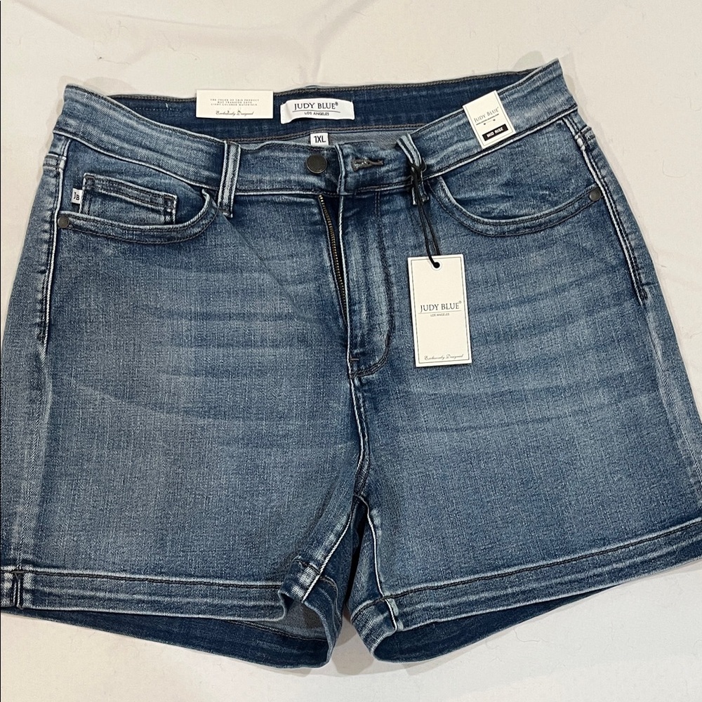 Judy Blue Classic Blue Jean Shorts